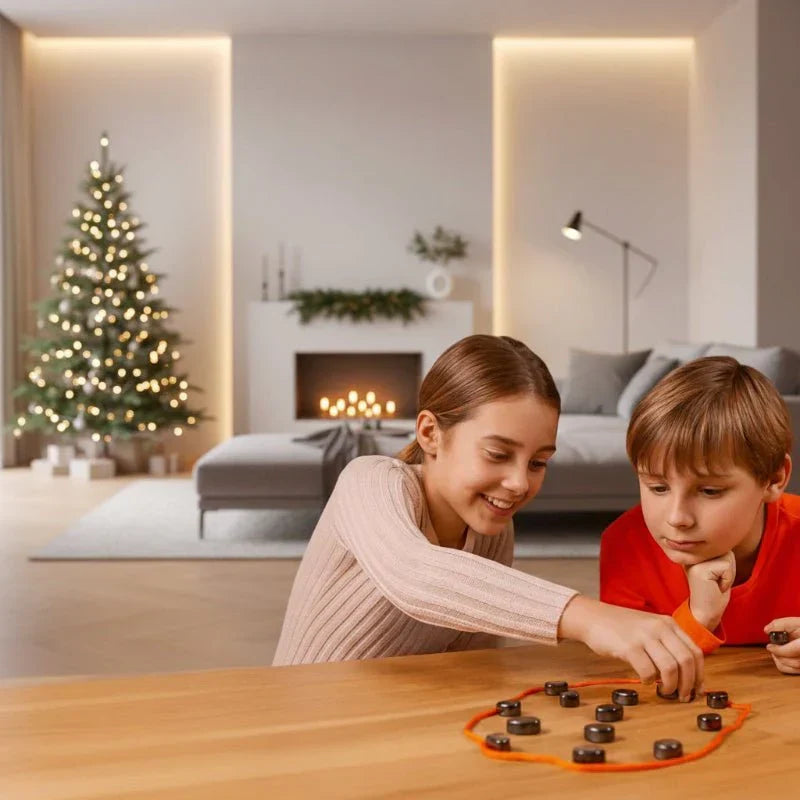 Magnet-Schach – Magnetisches Schachspiel für unterwegs und Strategie