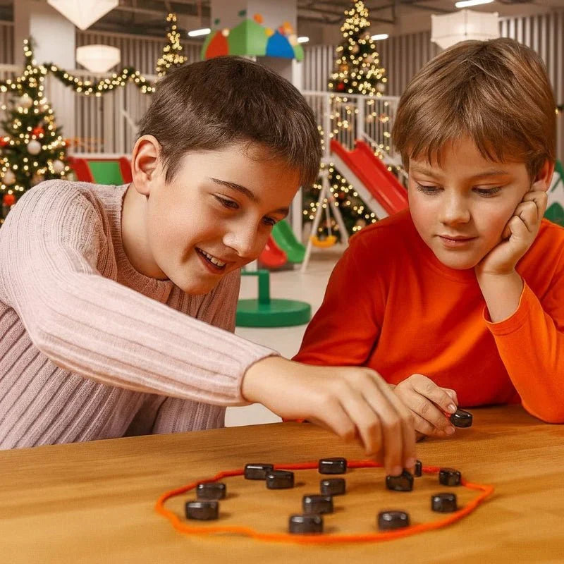 Magnet-Schach – Magnetisches Schachspiel für unterwegs und Strategie