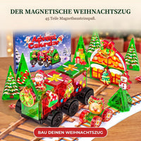 Magnetbausteine-Weihnachtszug-Adventskalender, 45 Teile