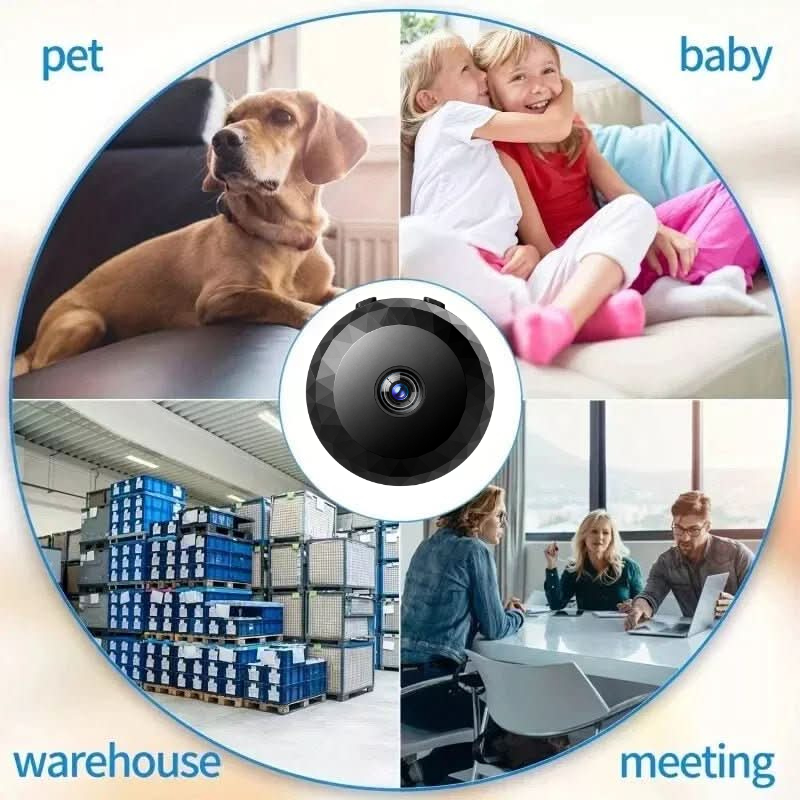 Magnetische Mini-WLAN-Kamera 1080P HD für diskrete Überwachung