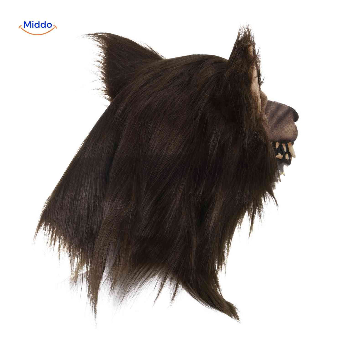 Maske | Wolfskopf aus Latex, leuchtend und ideal für Halloween