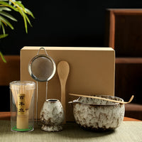 Matcha-Set – Traditionelles Teeservice als Geschenk, 6-teilig für die Teezeremonie aus hochwertigen Materialien