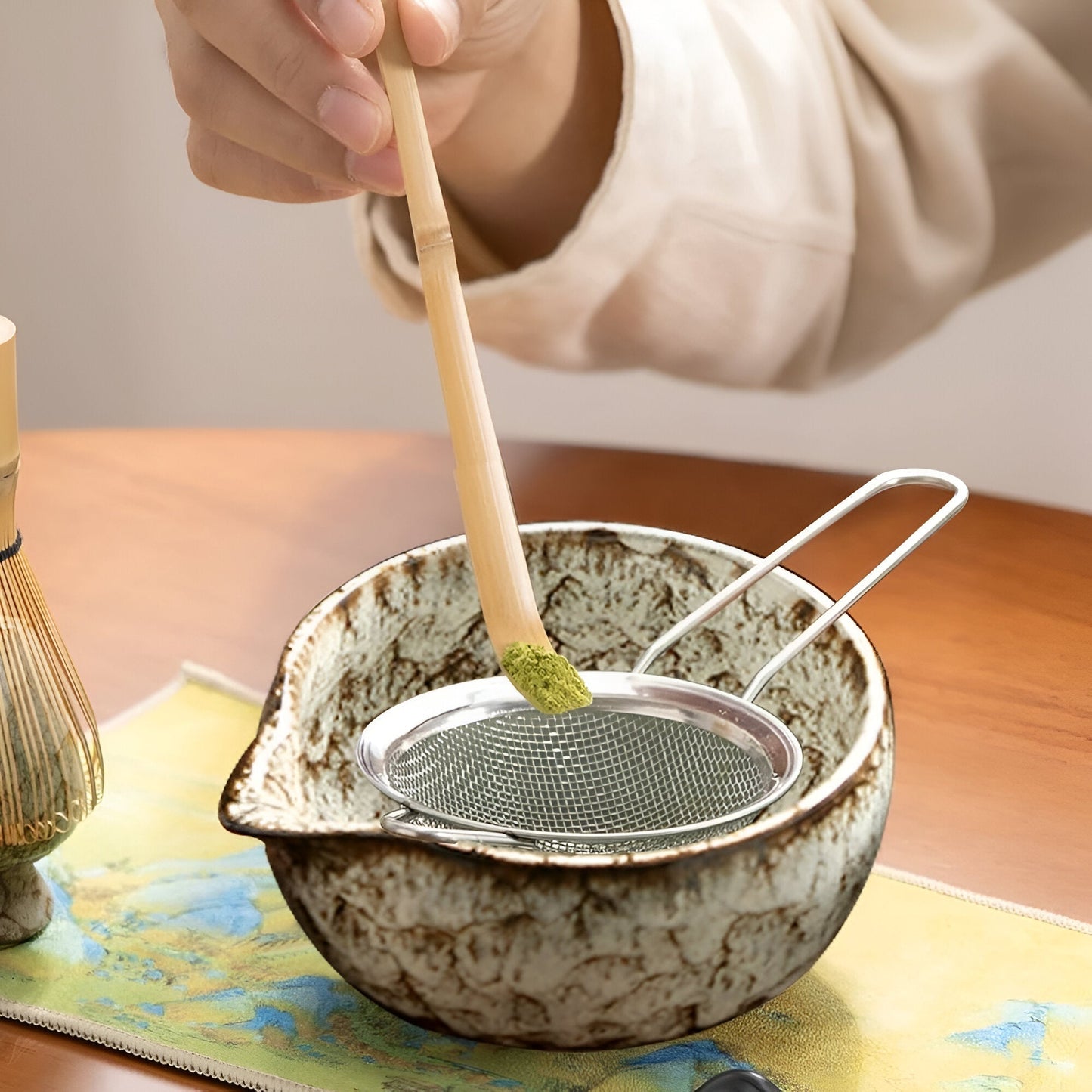 Matcha-Set – Traditionelles Teeservice als Geschenk, 6-teilig für die Teezeremonie aus hochwertigen Materialien