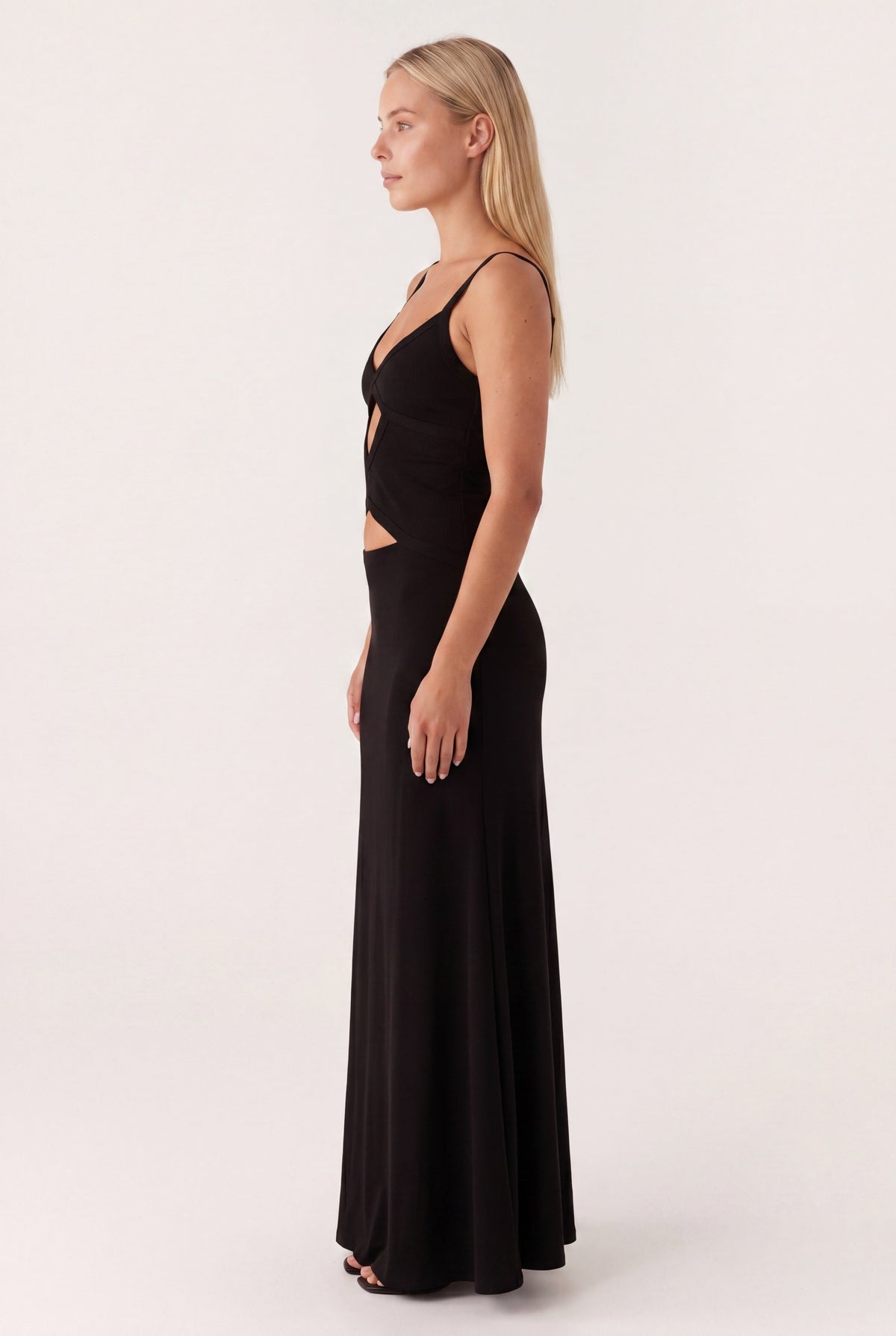 Maxikleid | Rückenfrei und Schleifendetail mit eleganter Note