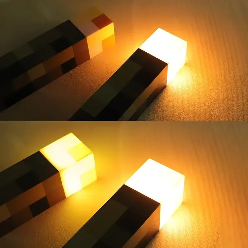 Minecraft-Fackel für das echte Leben