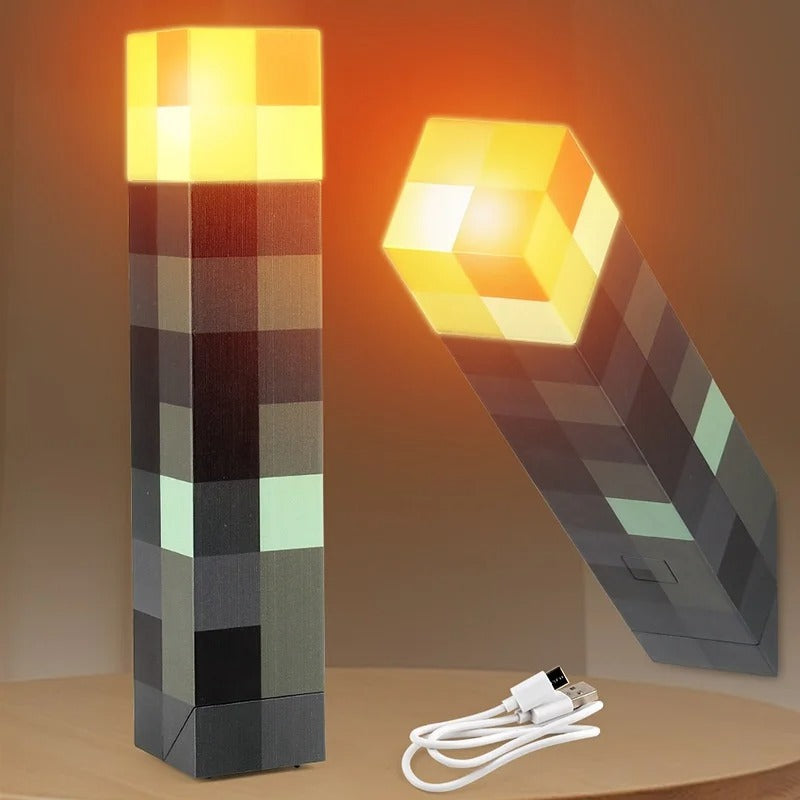 Minecraft-Fackel für das echte Leben