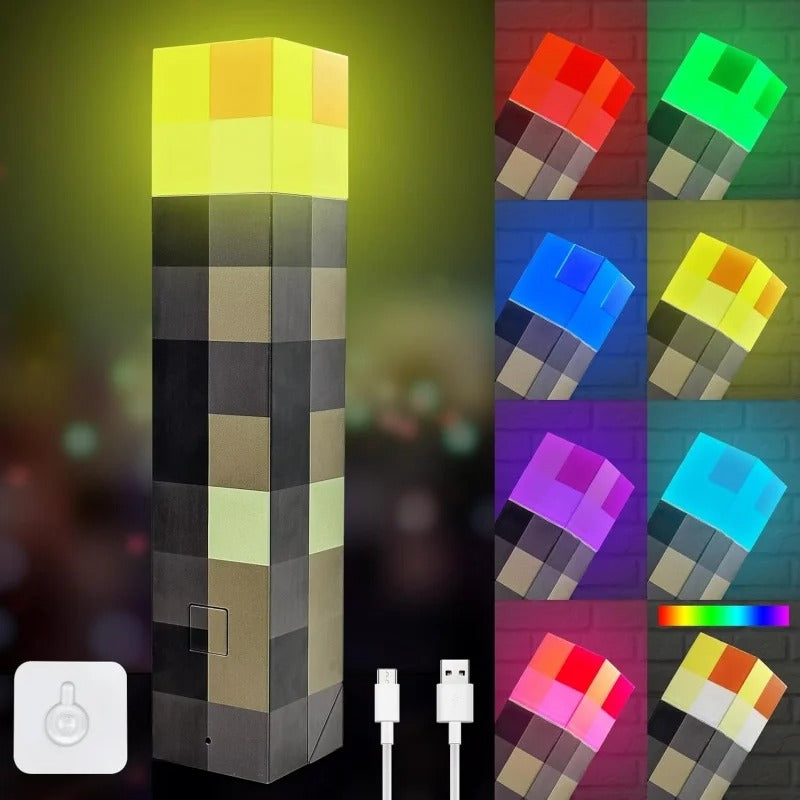 Minecraft-Fackel für das echte Leben
