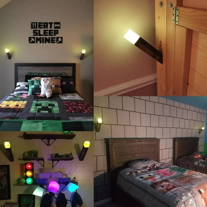 Minecraft-Fackel für das echte Leben