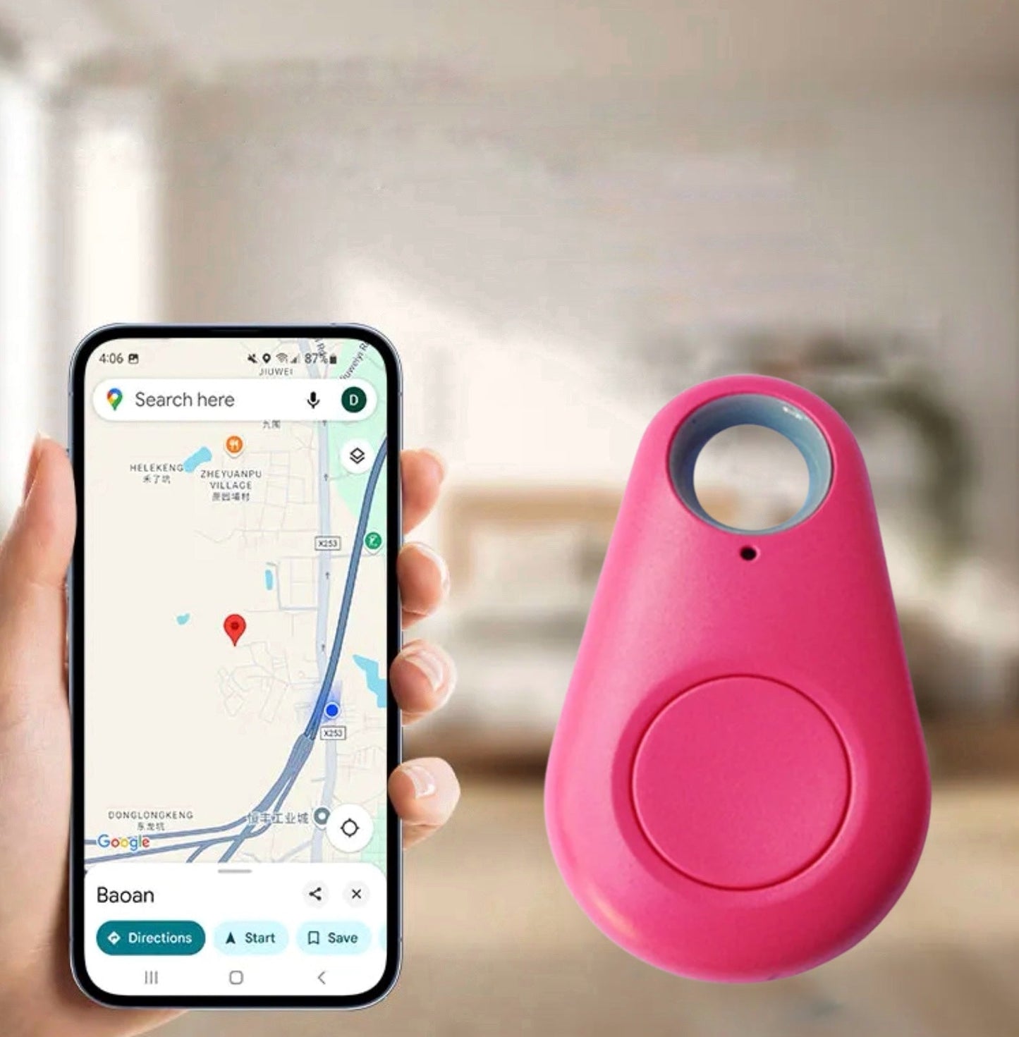 Mini-GPS-Tracker für Kinder mit Echtzeit-Ortung & SOS-Funktion