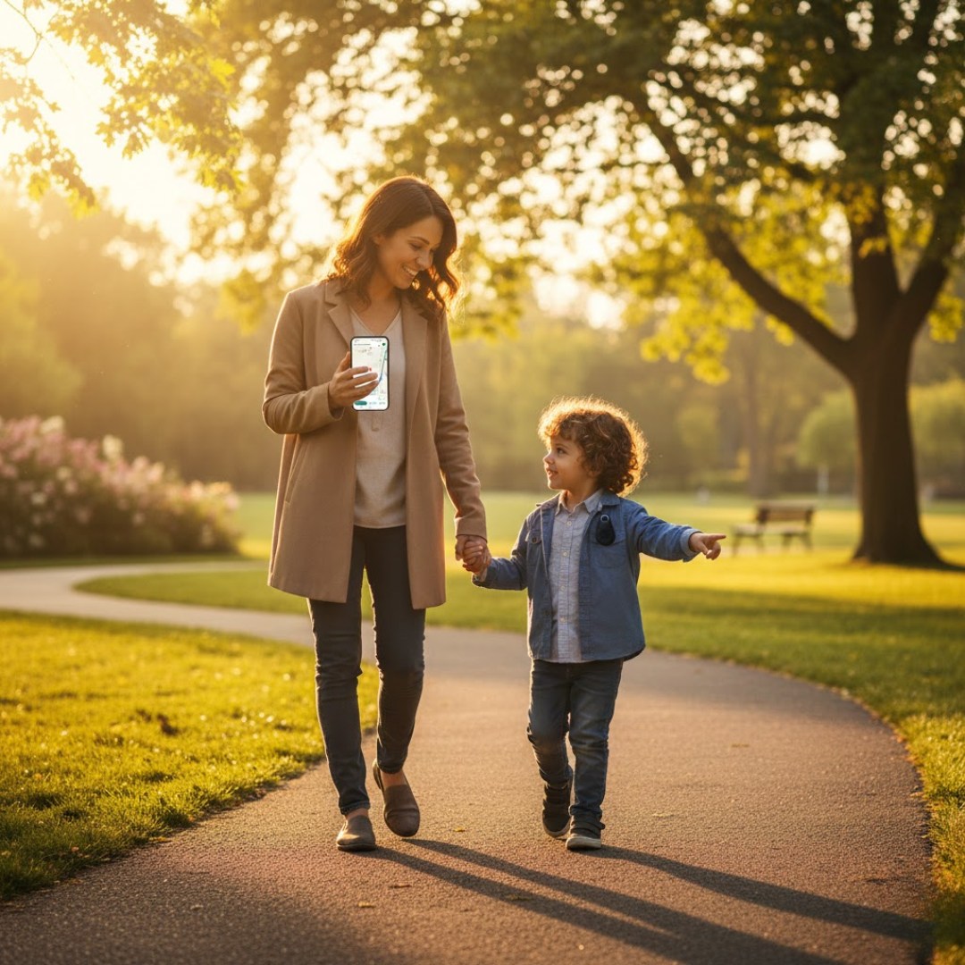 Mini-GPS-Tracker für Kinder mit Echtzeit-Ortung & SOS-Funktion
