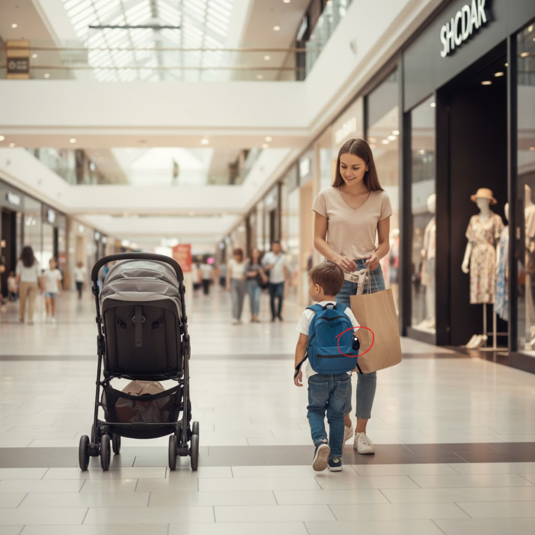 Mini-GPS-Tracker für Kinder mit Echtzeit-Ortung & SOS-Funktion