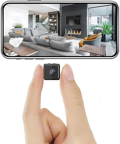 Mini-Sicherheitskamera mit Bewegungserkennung und App-Steuerung