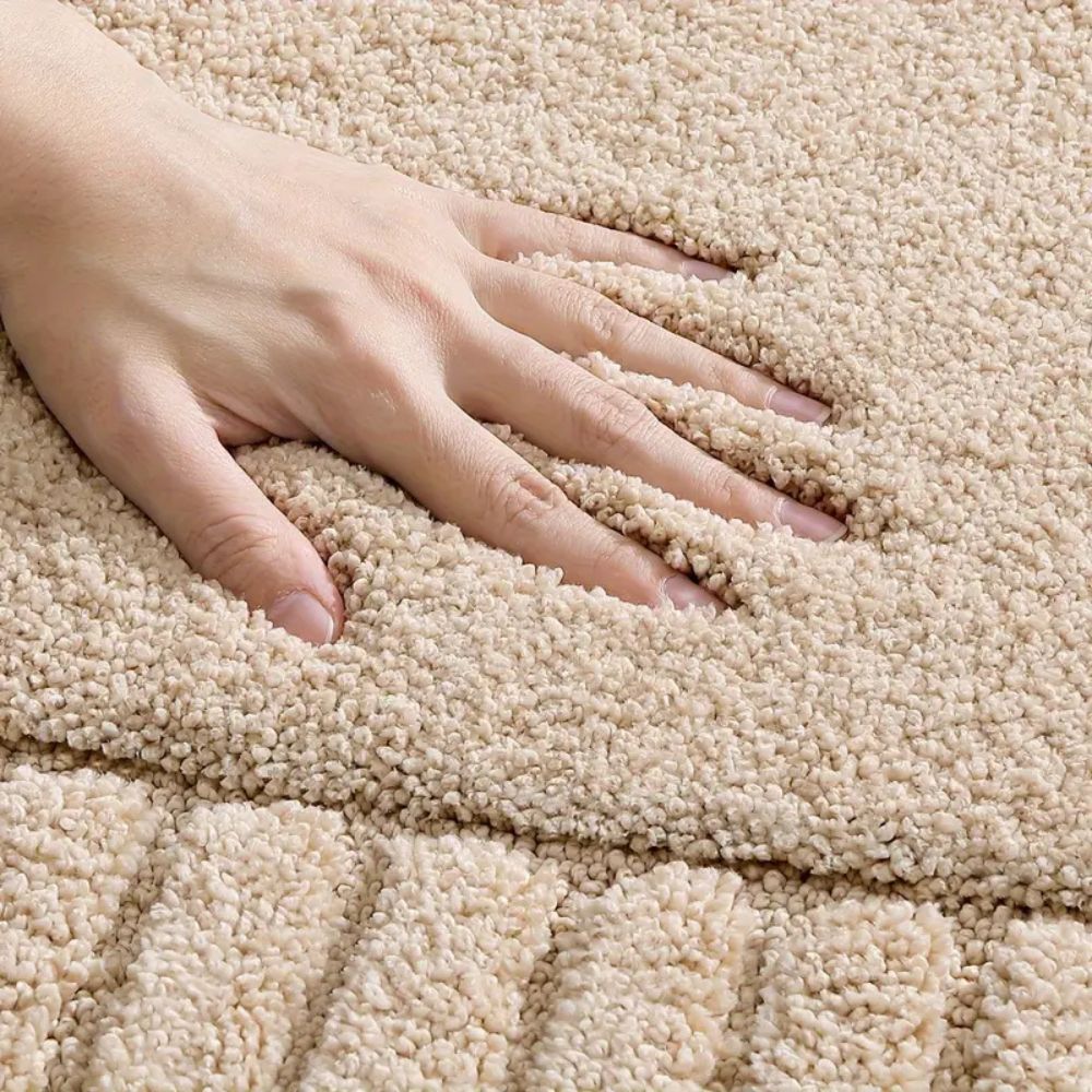Minimalistische Badematte mit Streifen – rutschfest und schnelltrocknend