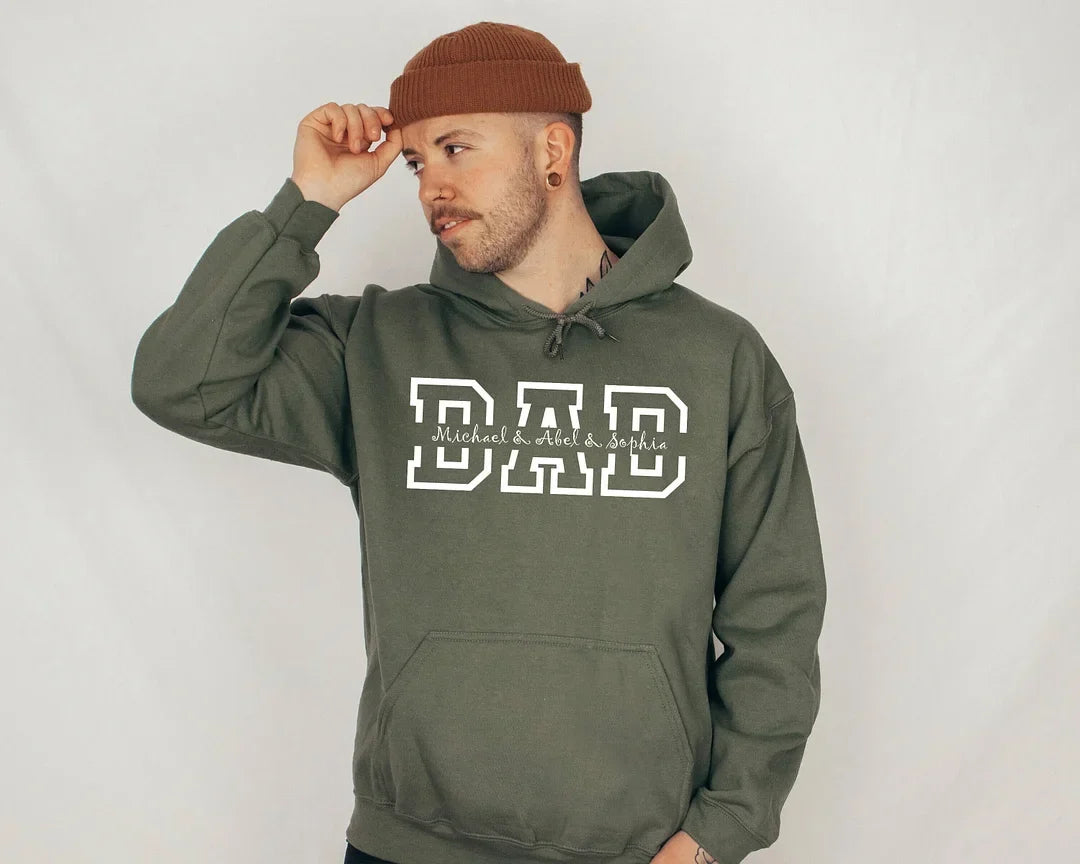 Personalisierter Hoodie mit den Namen Ihres ganzen Stolzes