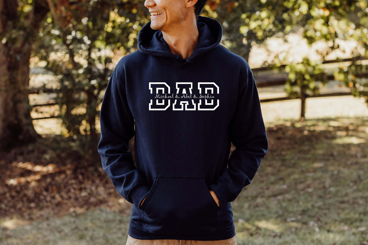 Personalisierter Hoodie mit den Namen Ihres ganzen Stolzes