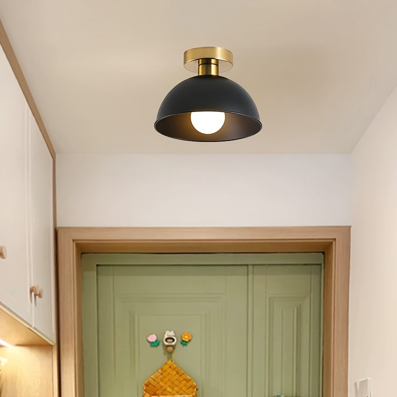 Moderne halbbündige Deckenleuchte | Mattes Metallfinish