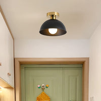 Moderne halbbündige Deckenleuchte | Mattes Metallfinish