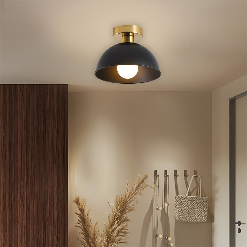 Moderne halbbündige Deckenleuchte | Mattes Metallfinish