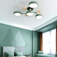 Moderne Halbeinbau-LED-Deckenleuchte Halo für elegante Räume