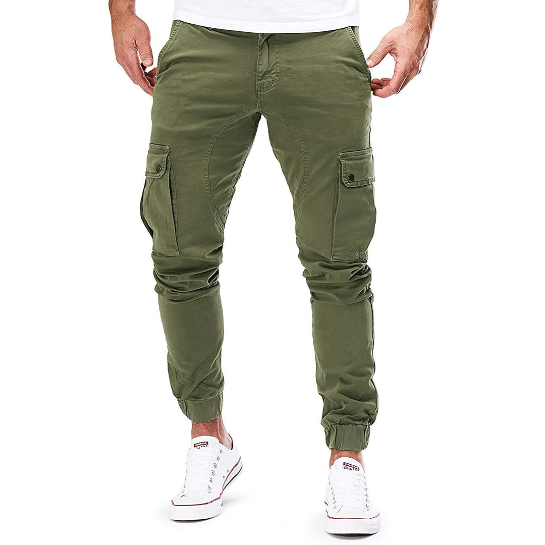 Moderne Herren-Cargohose mit langen Taschen