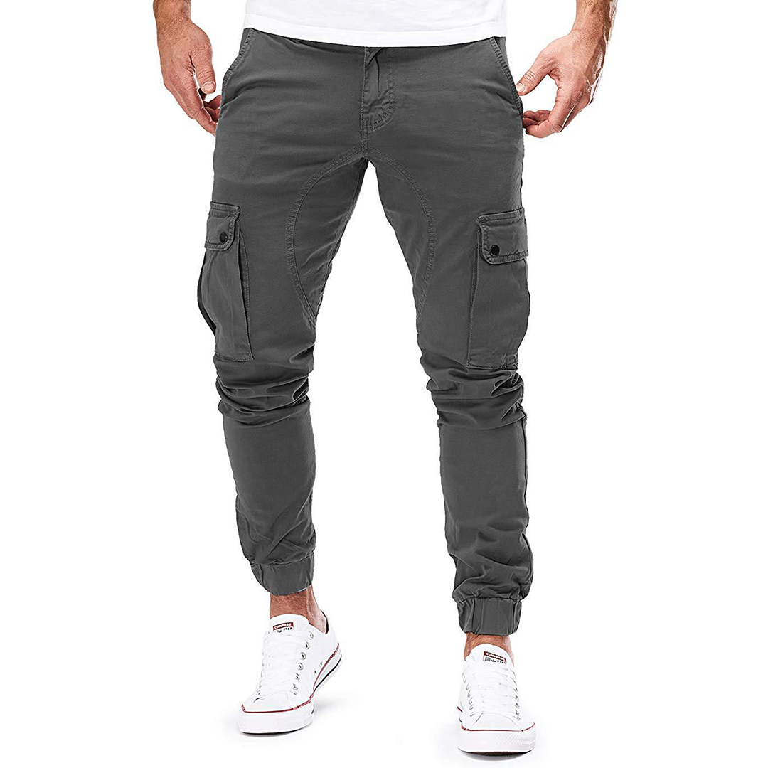 Moderne Herren-Cargohose mit langen Taschen