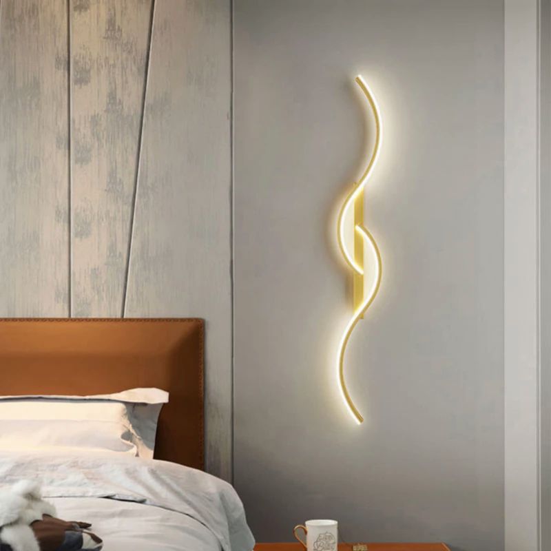 Moderne LED-Wandleuchte – Elegante Verbindung geometrischer Formen und Licht für eine stilvolle Aufwertung Ihres Interieurs