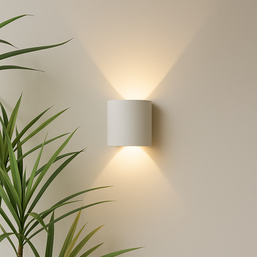 Moderne LED-Wandleuchte für innen und außen – minimalistische Leuchte