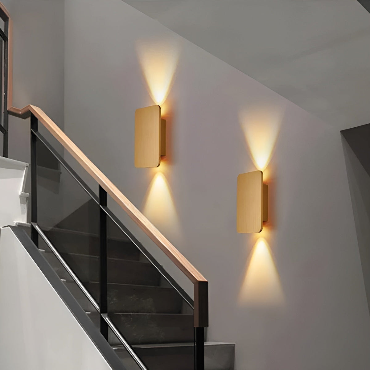 Moderne LED-Wandleuchte im minimalistischen Design für Wohnzimmer und Flur
