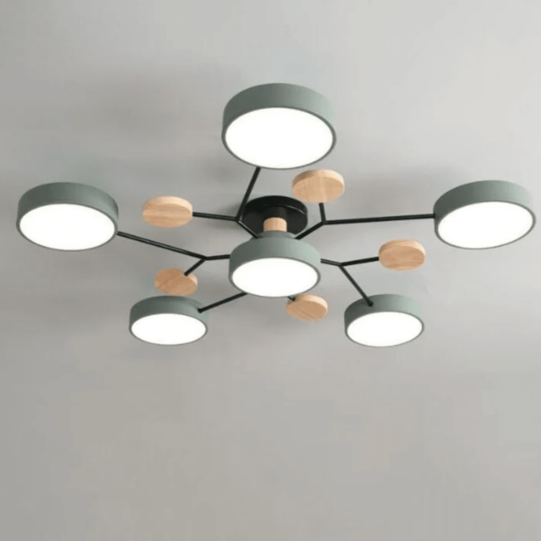 Moderne runde LED-Deckenleuchte im eleganten, minimalistischen Design