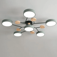 Moderne runde LED-Deckenleuchte im eleganten, minimalistischen Design