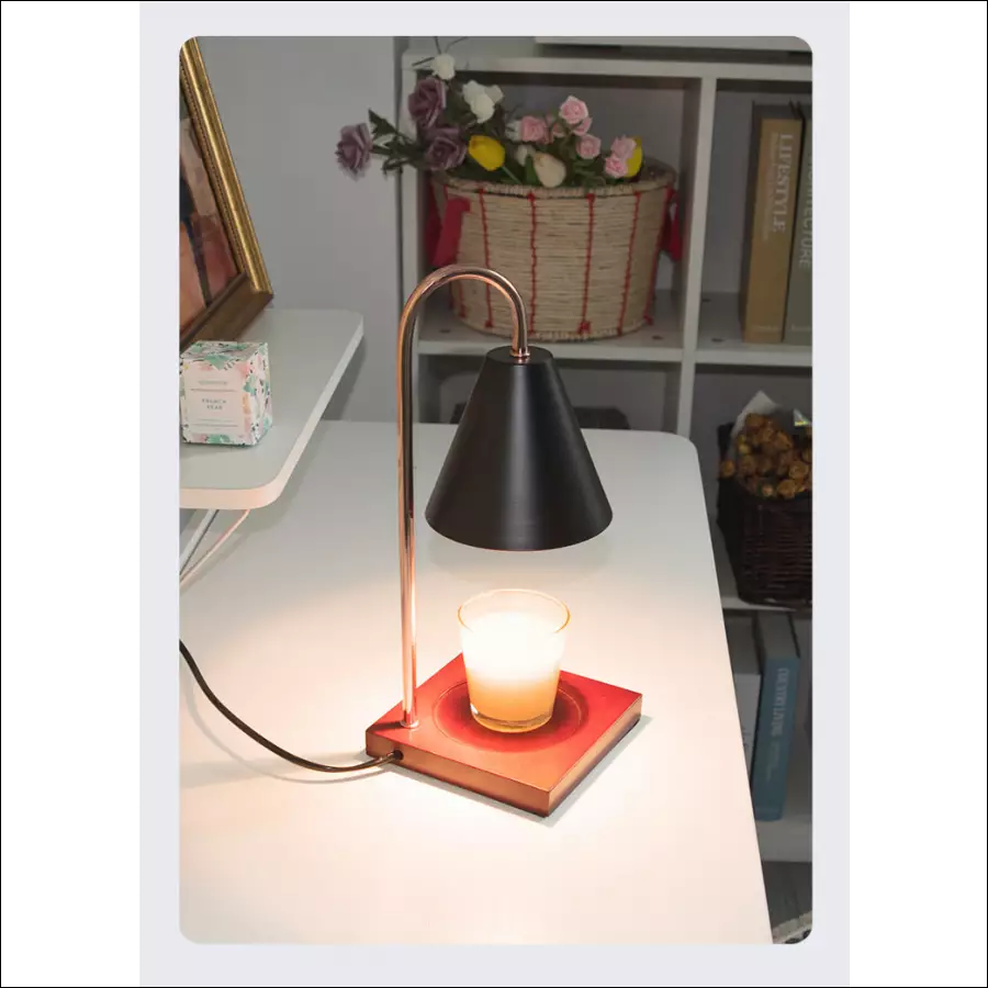 Moderne stimmungsvolle Kerzenwärmer-Lampe