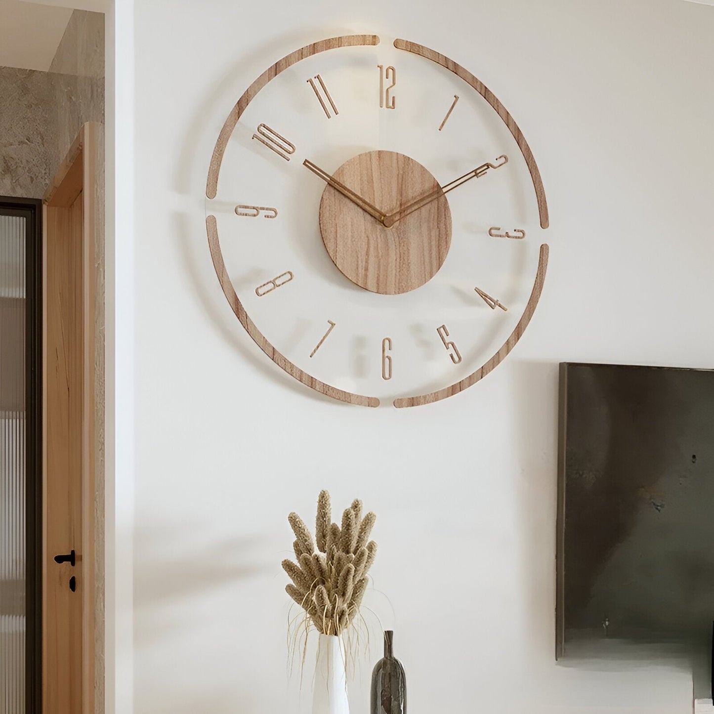 Moderne Wanduhr