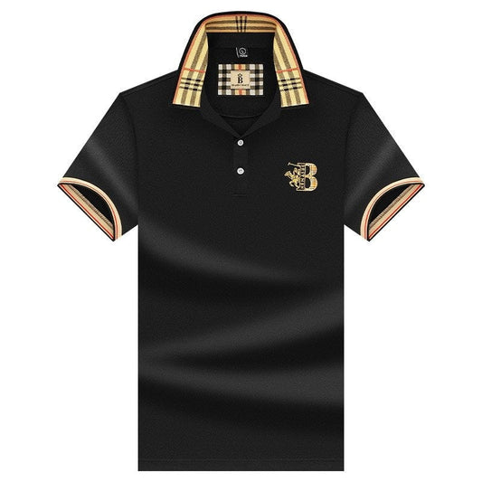 Modernes Kurzarm-Poloshirt mit Kragen für Herren