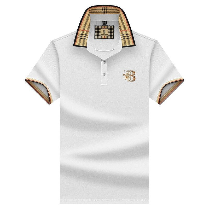 Modernes Kurzarm-Poloshirt mit Kragen für Herren