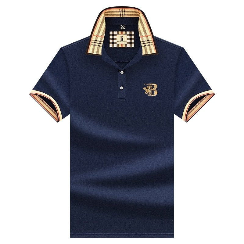 Modernes Kurzarm-Poloshirt mit Kragen für Herren