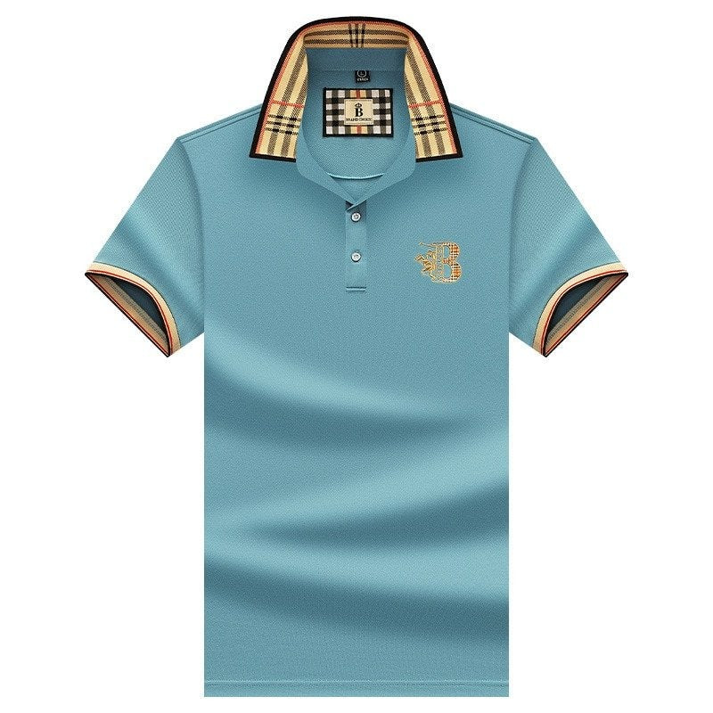Modernes Kurzarm-Poloshirt mit Kragen für Herren