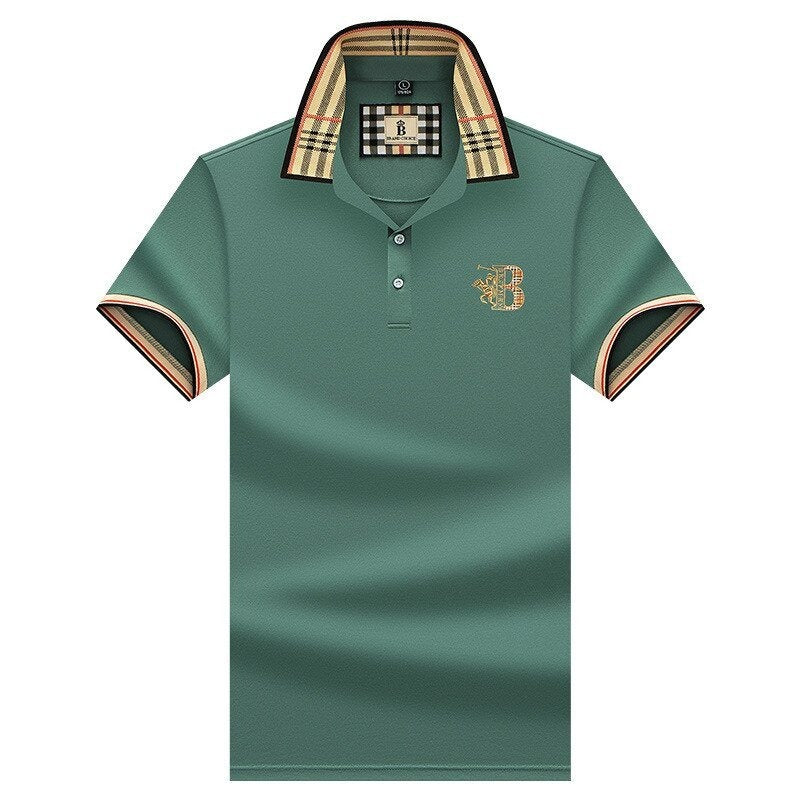 Modernes Kurzarm-Poloshirt mit Kragen für Herren