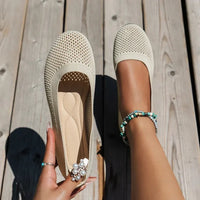 Modische Damen-Slipper ohne Absatz für Sommerkomfort