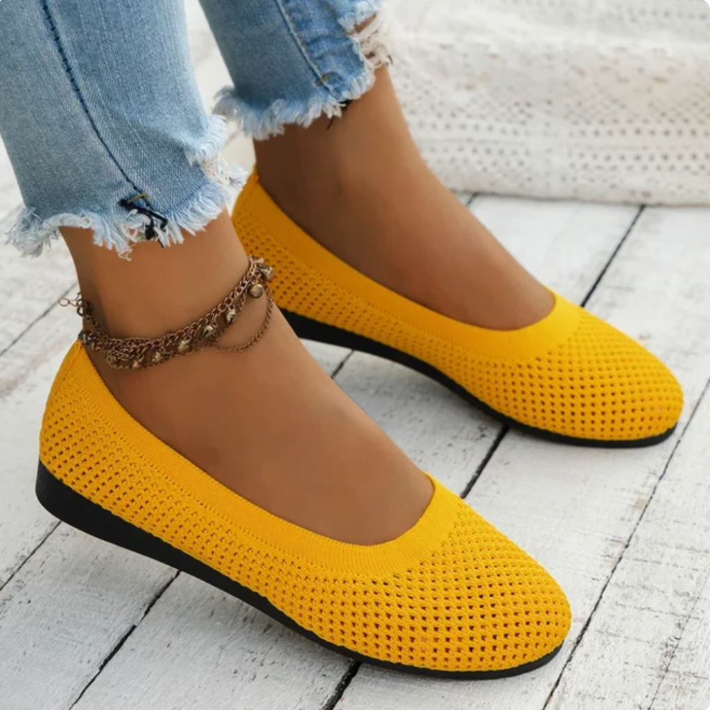 Modische Damen-Slipper ohne Absatz für Sommerkomfort