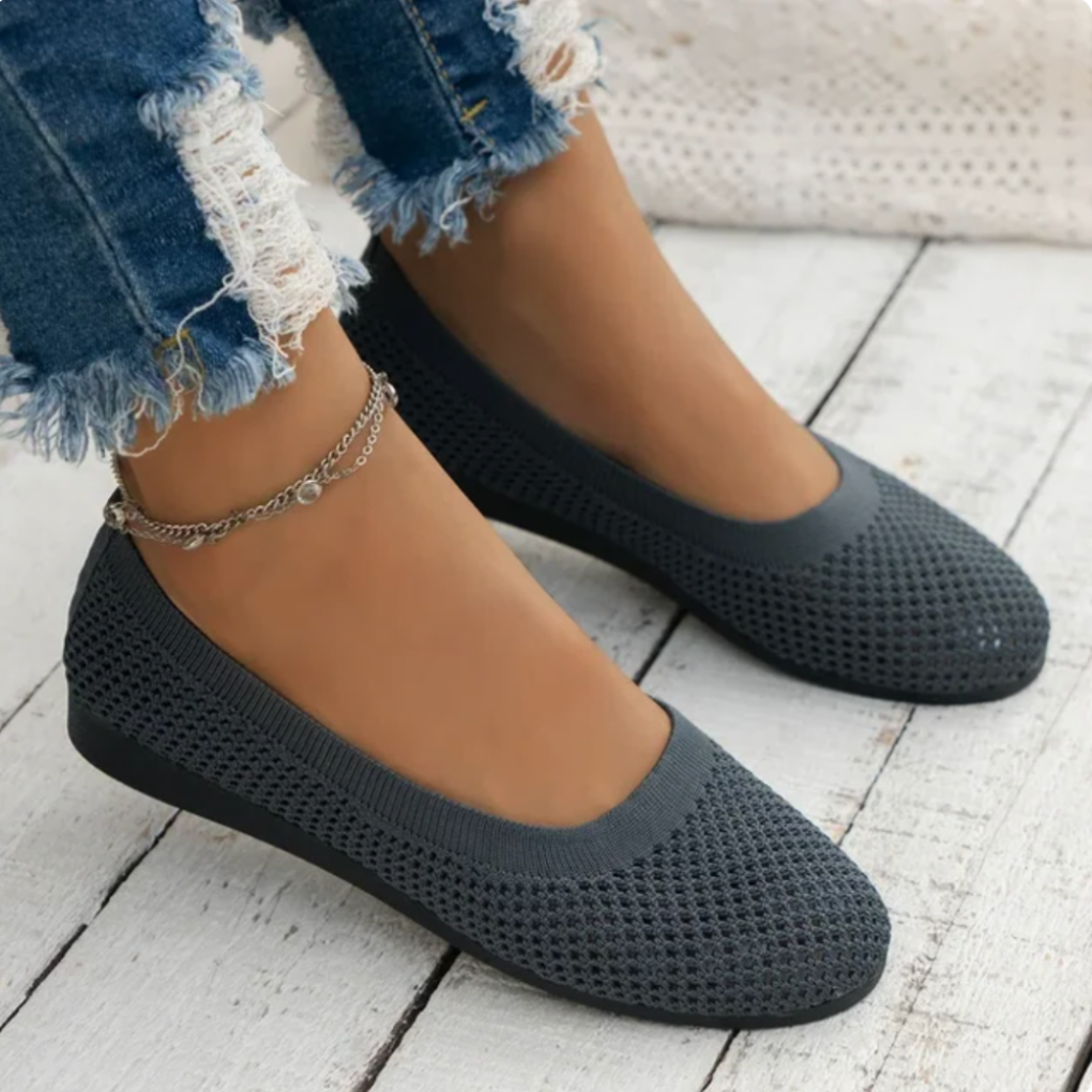 Modische Damen-Slipper ohne Absatz für Sommerkomfort