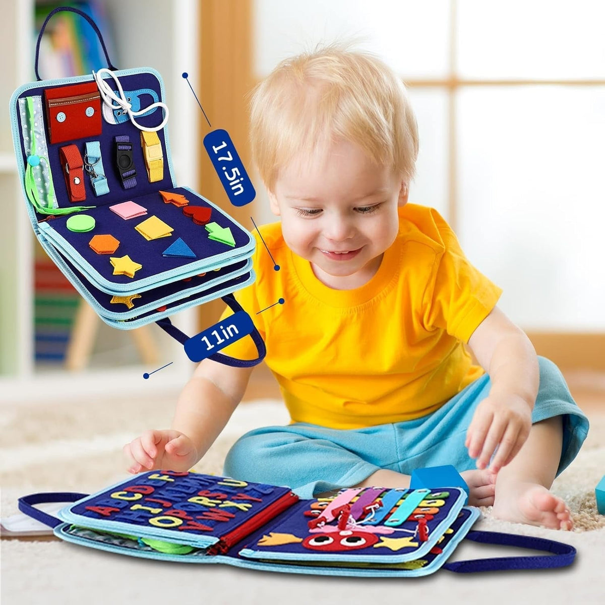 Montessori-Busy-Board – erweiterte Version