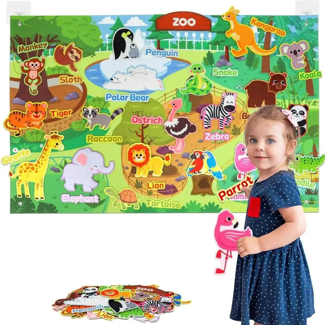 Montessori-Filzboard Bauernhof
