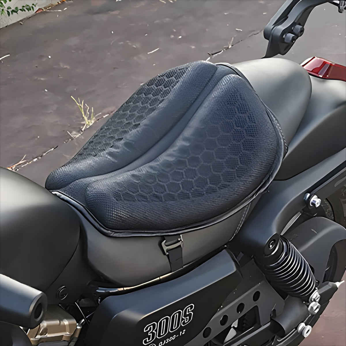Motorrad-Gel-Sitzkissen für Langstreckenfahrten im blütenblattförmigen Design, atmungsaktiv