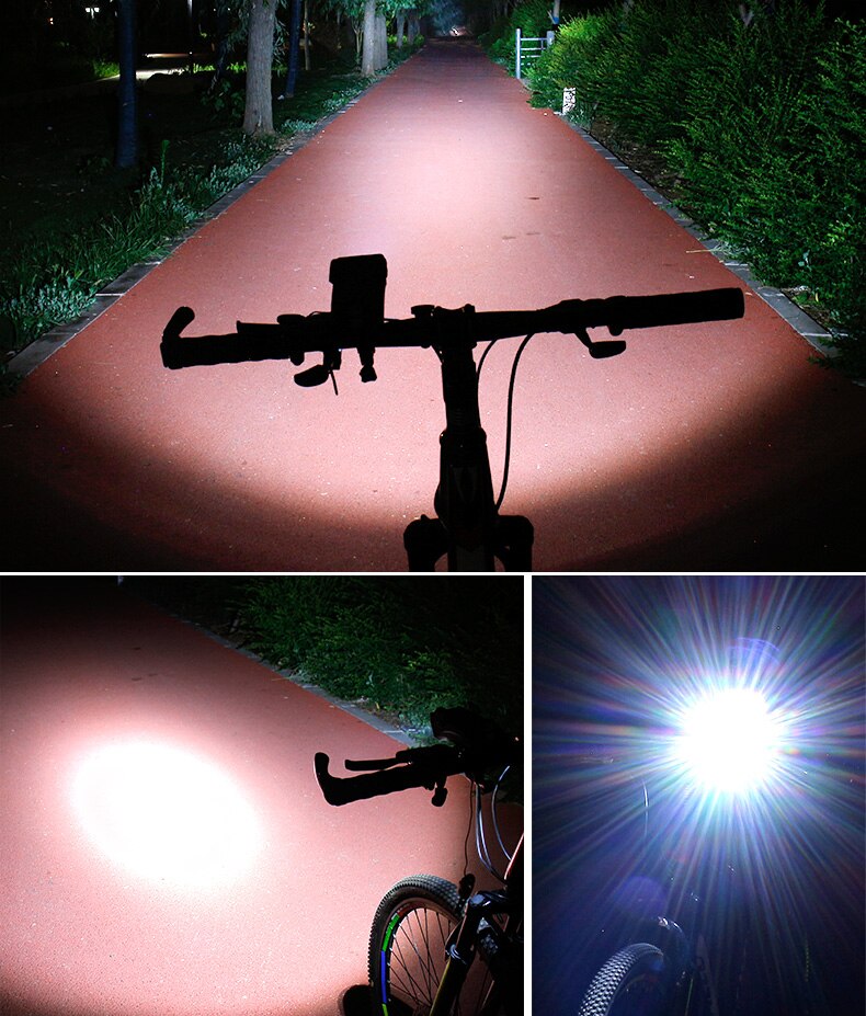 Multifunktionale Fahrrad-Handyhalterung mit Licht und Powerbank