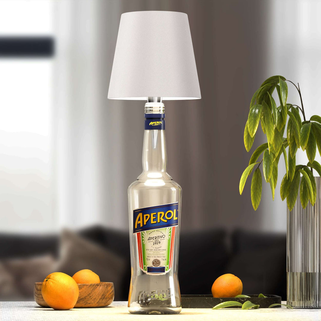 Nachhaltige LED-Flaschenlampe