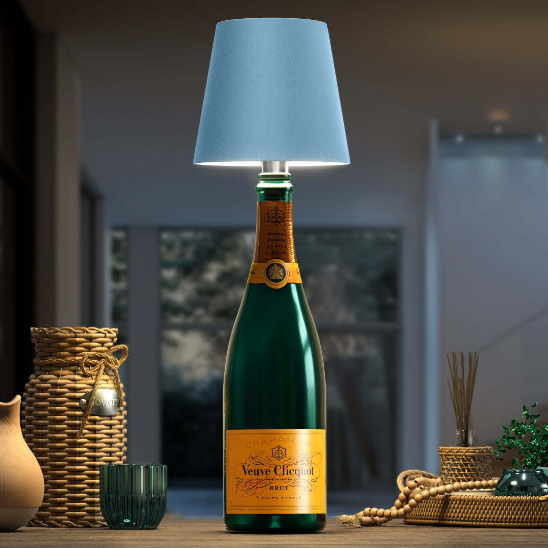 Nachhaltige LED-Flaschenlampe