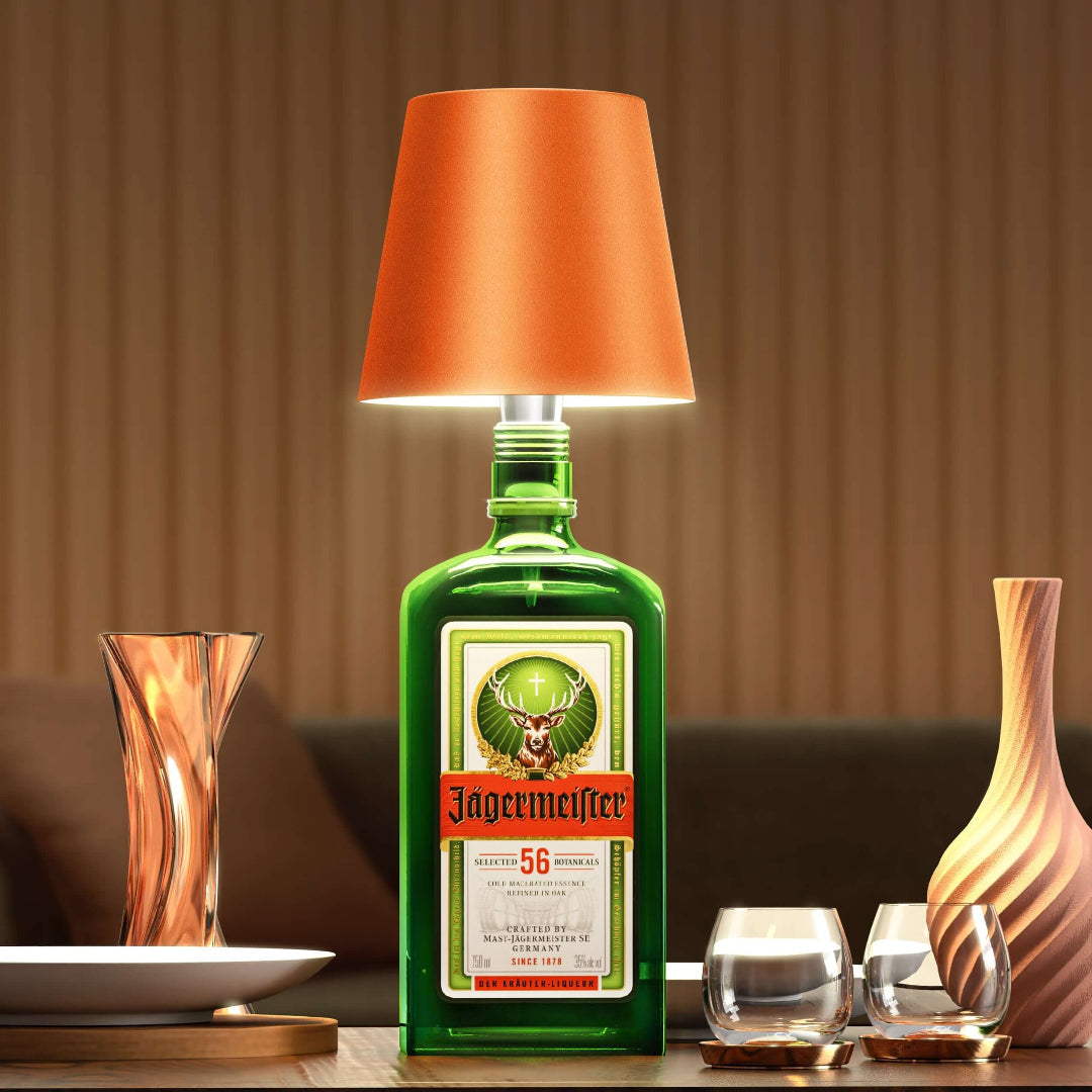 Nachhaltige LED-Flaschenlampe