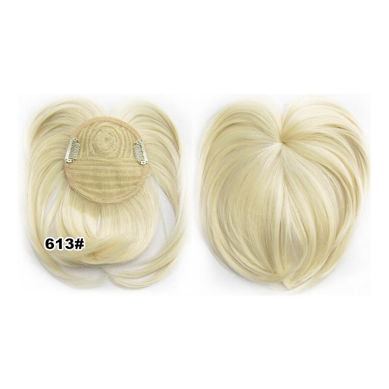 Natürliches kurzes Oberkopf-Haarteil für Damen