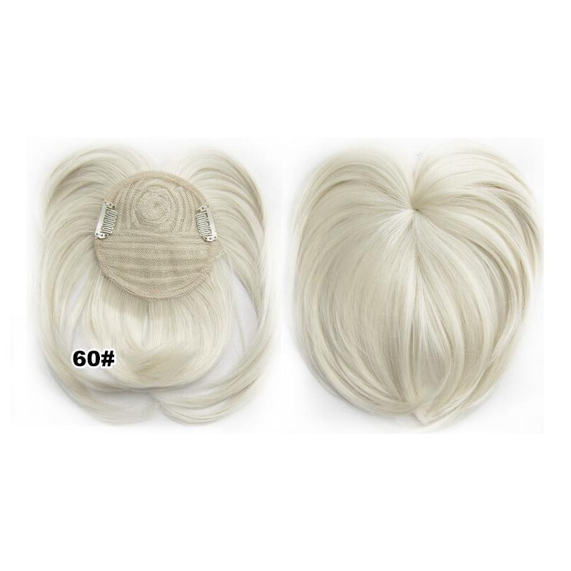 Natürliches kurzes Oberkopf-Haarteil für Damen