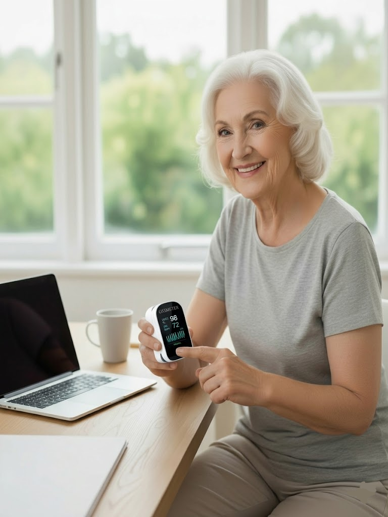 Nicht-invasives digitales Oximeter zur Gesundheitsüberwachung